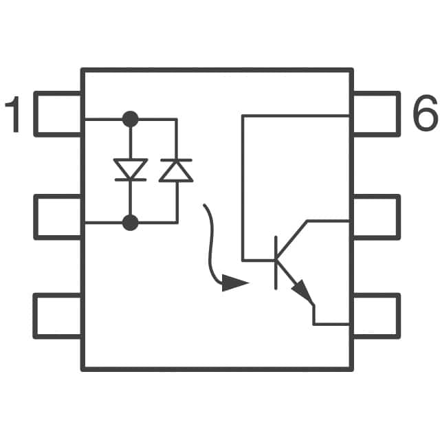 H11AA1 Vishay Semiconductor Opto Division  Optoisolators - Transistor Photovoltaic Output